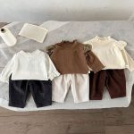【66-100cm】サロペット ロンパース ベビー コーデュロイ 男女兼用 - 画像 (5)