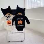【66-90cm】ロンパース&帽子 ベビー ハロウィン かぼちゃ - 画像 (8)