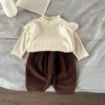 【66-100cm】サロペット ロンパース ベビー コーデュロイ 男女兼用 - 画像 (12)