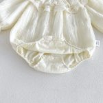 【66-90cm】ロンパース ベビー フリル襟 プリンセス - 画像 (13)