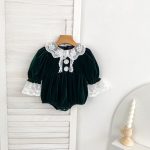 【66-130cm】ロンパースorワンピース 女の子 姉妹服 レース プリンセス - 画像 (9)