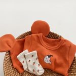 【66-90cm】ロンパース ベビー ゴースト プリント - 画像 (9)