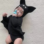 【66-100cm】セットアップ ロンパース 蝙蝠形ハロウィン - 画像 (14)