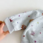 【80-130cm】セットアップ  男の子 熊プリント カートゥーン - 画像 (25)