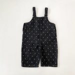 【73-110cm】サロペット ベビー オシャレ デニム ドット - 画像 (7)