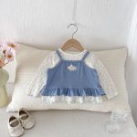 【73-110cm】トップスorボトムスベビー 花柄 フリル - 画像 (9)