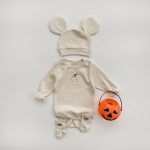 【66-90cm】ロンパース ベビー ゴースト プリント - 画像 (3)