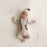【66-90cm】サロペット ベビー 可愛い リブ ストレッチで快適 - 画像 (4)