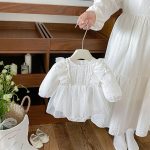 【66-90cm】ロンパース ベビー フリル メッシュ - 画像 (9)
