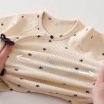 【52-66cm】トップス ベビー 柔らか リブ ボーダー - 画像 (6)