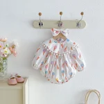 【66-90cm】ロンパース or ワンピース ベビー アイスクリーム プリント - 画像 (10)