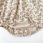 【66-130cm】ロンパースorワンピース ベビー フラワー パフスリーブ - 画像 (14)