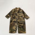 【73-110cm】オールインワン デニム ストライプ 折り襟 - 画像 (11)