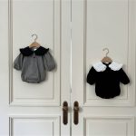 【66-90cm】ロンパース ベビー 韓国風 セーラー - 画像 (5)