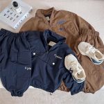 【80-120cm】 2点セット キッズ 男女兼用 ハーフジップ - 画像 (4)