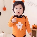 【66-90cm】ロンパース&帽子 HAPPY HALLOWEEN - 画像 (5)
