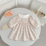 【66-130cm】ロンパースorワンピース 女の字 姉妹服 フラワー - 画像 (5)