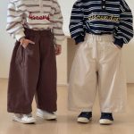 【80-150cm】パンツ キッズ 無地 ベーシック - 画像 (13)