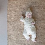 【66-90cm】ロンパース ベビー ダブルポケット 無地 - 画像 (6)