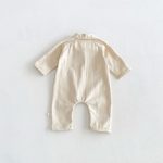 【66-90cm】オールインワン ベビー デニム 無地 - 画像 (6)