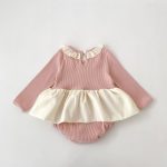 【66-90cm】ロンパース 可愛い 蝶結び ピンク ベビー服 - 画像 (10)