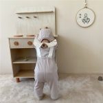 【66-80cm】ロンパース ベビー 韓国風 可愛い フリル襟 - 画像 (11)