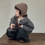 【73-110cm】ジャケットorTシャツ 男の子 テーラードカラー ゆったり - 画像 (7)