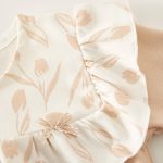 【66-90cm】ロンパース ベビー 可愛い チューリップ襟 - 画像 (5)