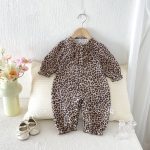 【66-90cm】オールインワン ベビー ヒョウ柄 かわいい - 画像 (5)