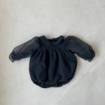 【66-90cm】ロンパース ベビー 韓国風 パフスリーブ - 画像 (4)