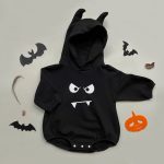 【66-90cm】ロンパース ベビー ハロウィン 小悪魔フーディ - 画像 (3)