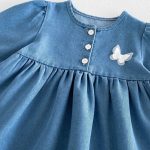 【73-110cm】ワンピース 女の子 デニム 可愛い - 画像 (11)