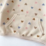 【73-110cm】セットアップ ベビー ワッフル ハート - 画像 (17)