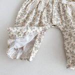 【66-100cm】長袖ロンパース ベビー 花柄 シンプル - 画像 (16)