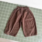 【80-150cm】パンツ キッズ 無地 ベーシック - 画像 (11)