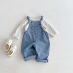 【80-130cm】サロペット 男の子 ポケット付き デニム - 画像 (5)