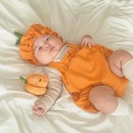 【66-90cm】ロンパース ベビー ハロウィン かぼちゃ - 画像 (6)