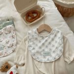 【GOODS】よだれかけ 防水 花柄 かわいい - 画像 (5)