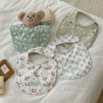 【GOODS】よだれかけ 防水 花柄 かわいい - 画像 (3)