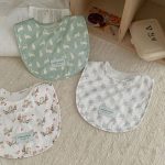 【GOODS】よだれかけ 防水 花柄 かわいい - 画像 (4)