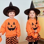 【80-120cm】セットアップ キッズ ハロウィン かぼちゃ - 画像 (3)