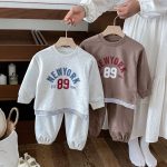 【80-130cm】セットアップ キッズ フェイクレイヤード カジュアル - 画像 (3)