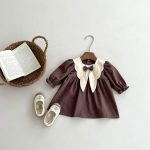 【73-100cm】ワンピース ベビー レトロ プリンセス - 画像 (14)