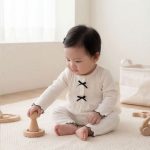 【66-90cm】ロンパース ベビー リボン付き レース - 画像 (4)