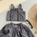 【80-130cm】セットアップ 女の子 無地 おしゃれ - 画像 (8)