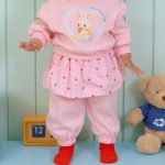 【73-110cm】セットアップ 女の子 韓国風 ウサギ ハート - 画像 (5)