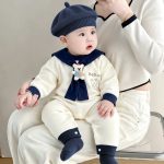 【66-90cm】ロンパース ベビー ベア クリーム - 画像 (9)