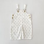 【73-110cm】サロペット ベビー オシャレ デニム ドット - 画像 (10)