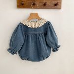 【66-90cm】ロンパース ベビー デニム プリンセス - 画像 (9)