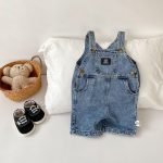 【73-110cm】サロペット レトロ デニム 合わせやすい - 画像 (14)